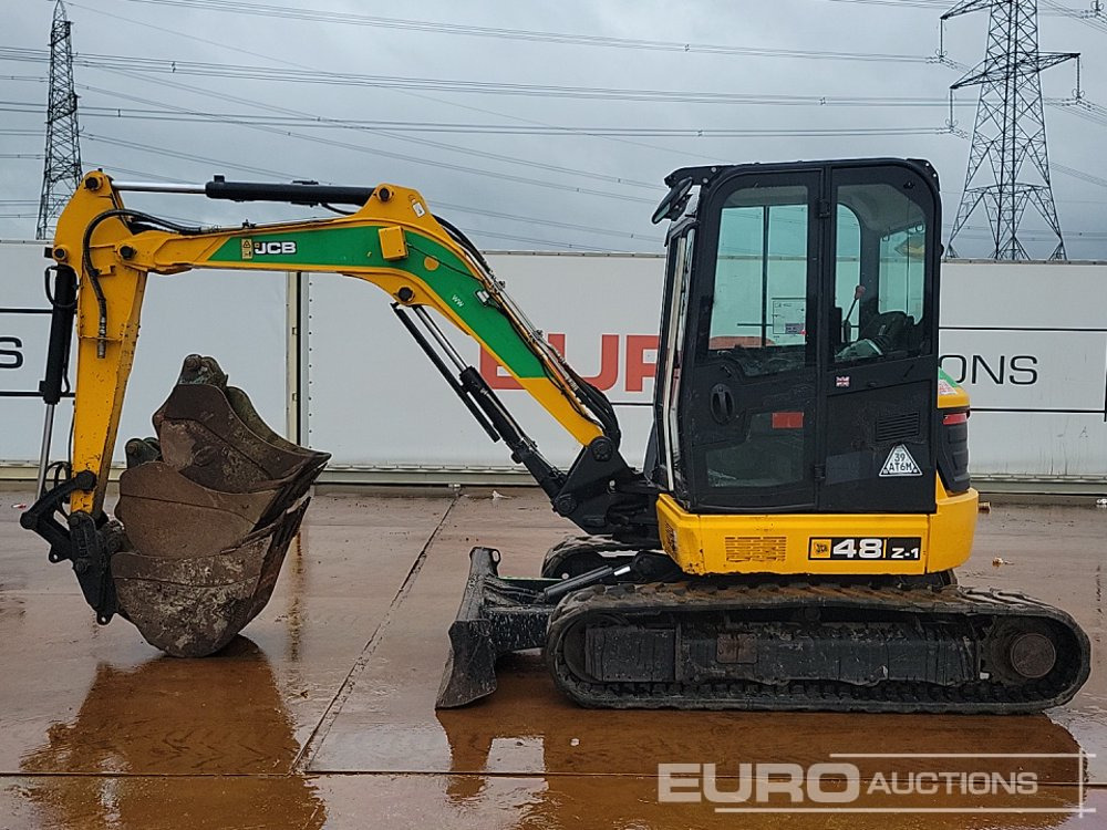 2018 JCB 48Z-1 T3 - Mini rýpadlo: obrázok 2 2018 JCB 48Z-1 T3 - Mini rýpadlo: obrázok 2