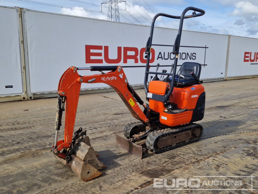 2018 Kubota K008-3 - Mini rýpadlo: obrázok 1 2018 Kubota K008-3 - Mini rýpadlo: obrázok 1