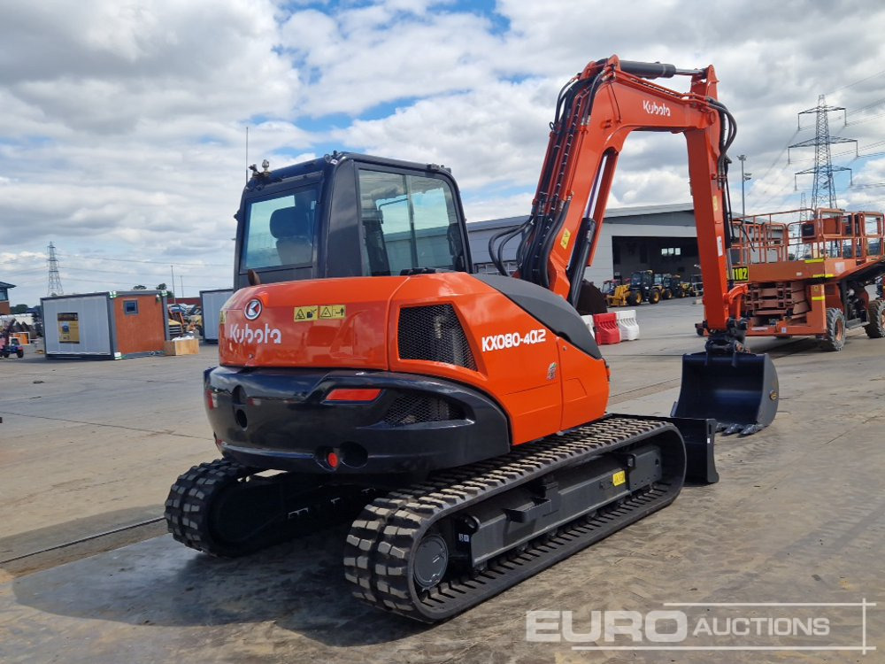 2018 Kubota KX080-4A - Mini rýpadlo: obrázok 5 2018 Kubota KX080-4A - Mini rýpadlo: obrázok 5