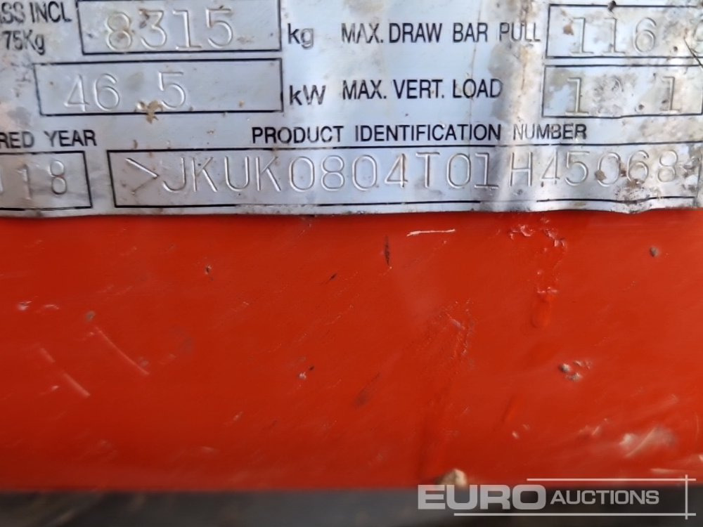 Mini rýpadlo 2018 Kubota KX080-4A: obrázok 50