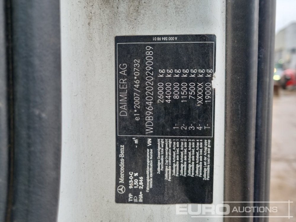 Valníkový/ Plošinový nákladný automobil 2018 Mercedes Arocs 2533: obrázok 45