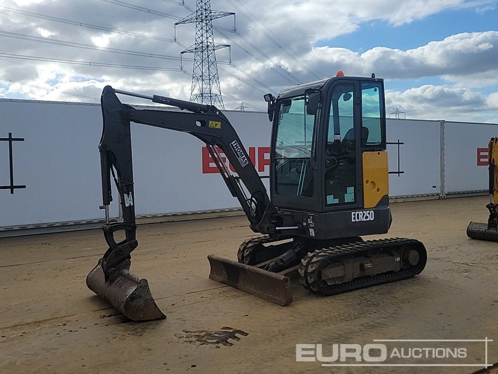 2018 Volvo ECR25D - Mini rýpadlo: obrázok 1 2018 Volvo ECR25D - Mini rýpadlo: obrázok 1