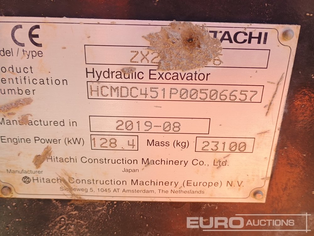 2019 Hitachi ZX210LC-6 - Pásové rýpadlo: obrázok 3 2019 Hitachi ZX210LC-6 - Pásové rýpadlo: obrázok 3