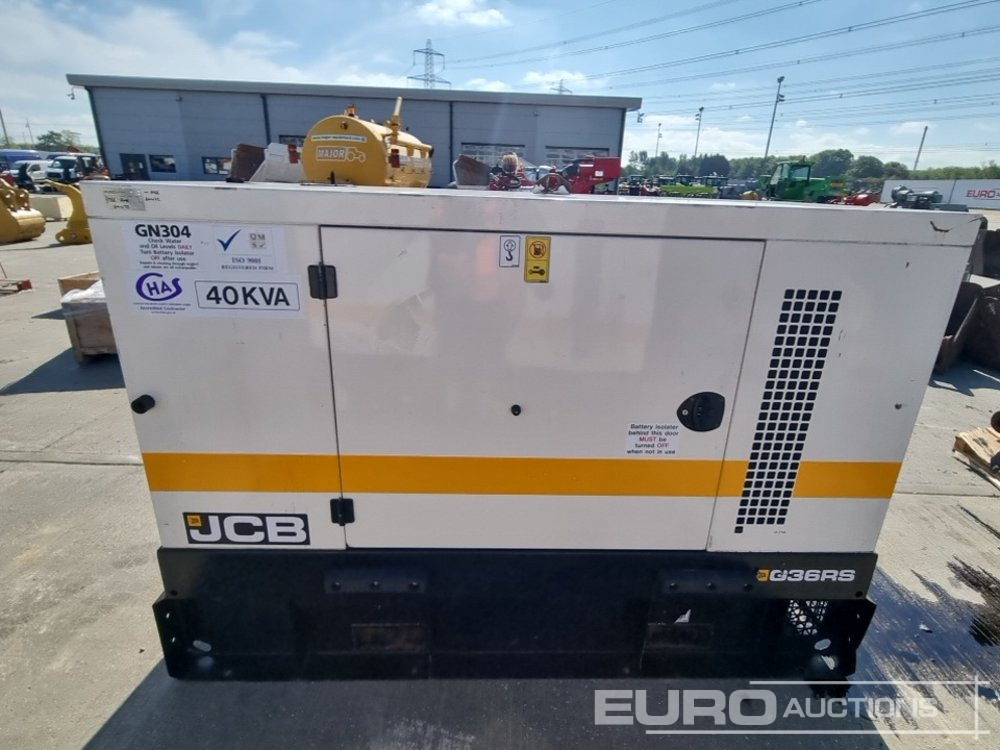 2019 JCB G36RS - Elektrický generátor: obrázok 2 2019 JCB G36RS - Elektrický generátor: obrázok 2