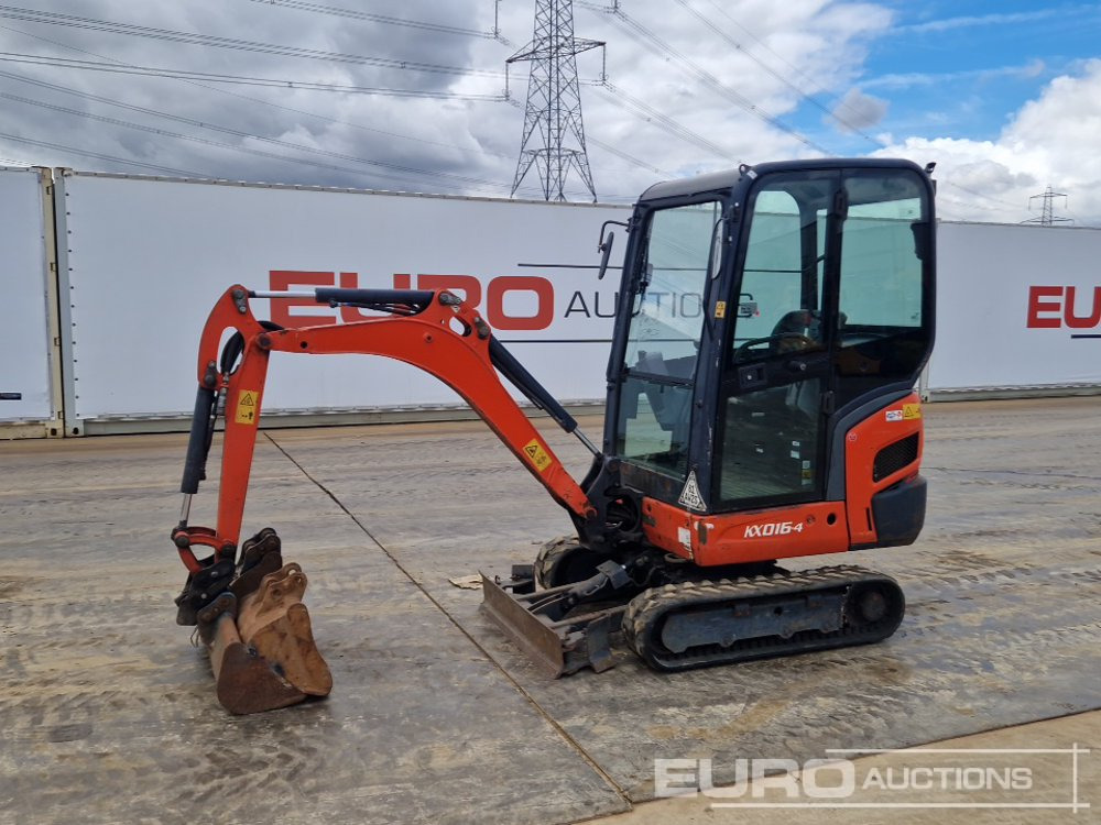 2019 Kubota KX016-4 - Mini rýpadlo: obrázok 1 2019 Kubota KX016-4 - Mini rýpadlo: obrázok 1