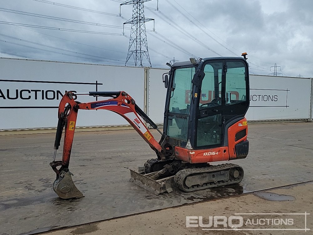 2019 Kubota KX016-4 - Mini rýpadlo: obrázok 1 2019 Kubota KX016-4 - Mini rýpadlo: obrázok 1