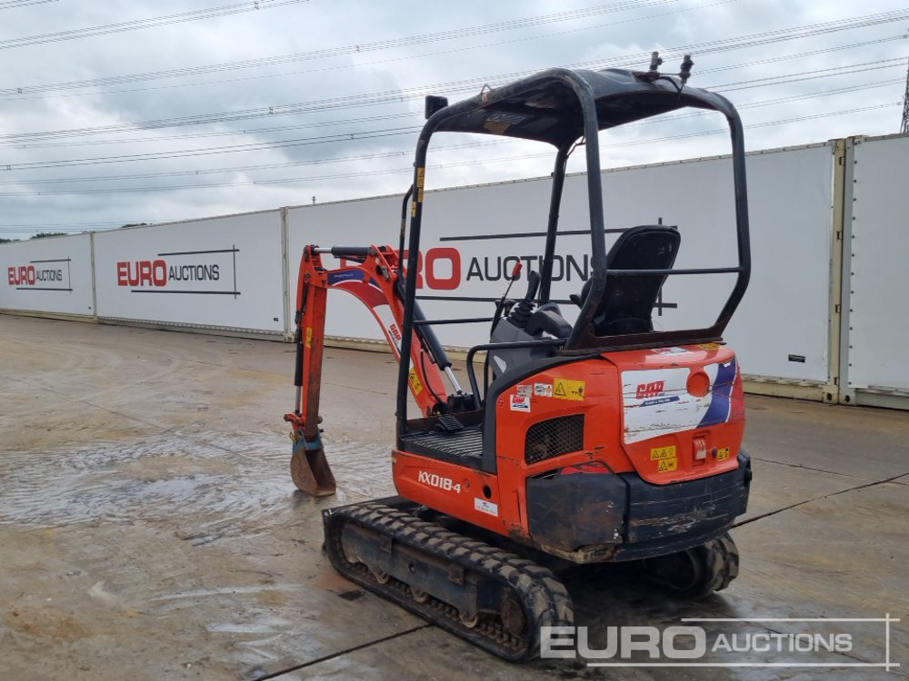2019 Kubota KX018-4 - Mini rýpadlo: obrázok 3 2019 Kubota KX018-4 - Mini rýpadlo: obrázok 3