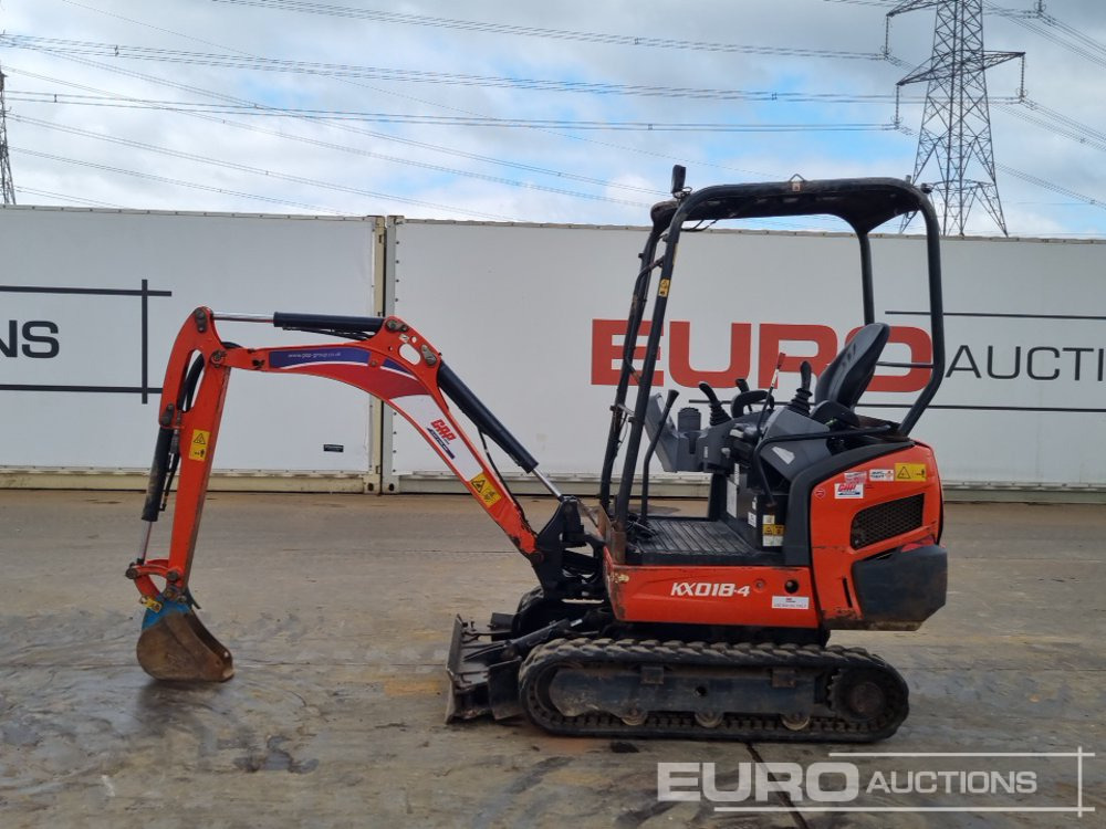 2019 Kubota KX018-4 - Mini rýpadlo: obrázok 2 2019 Kubota KX018-4 - Mini rýpadlo: obrázok 2