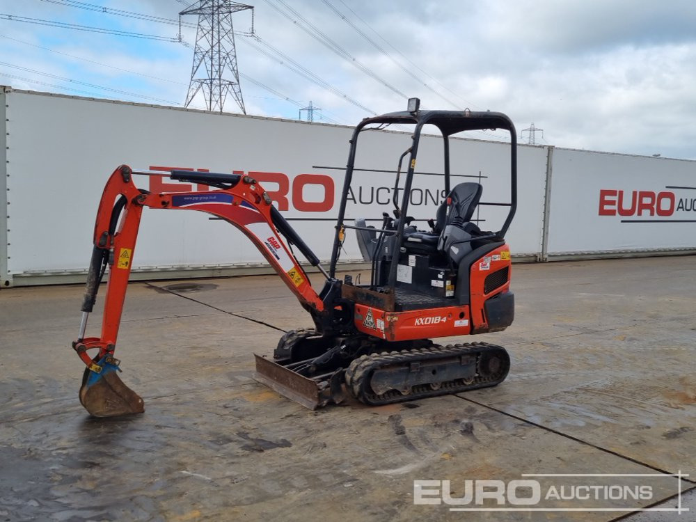 2019 Kubota KX018-4 - Mini rýpadlo: obrázok 1 2019 Kubota KX018-4 - Mini rýpadlo: obrázok 1