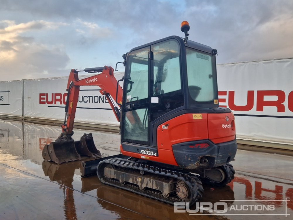 2019 Kubota KX030-4 - Mini rýpadlo: obrázok 3 2019 Kubota KX030-4 - Mini rýpadlo: obrázok 3