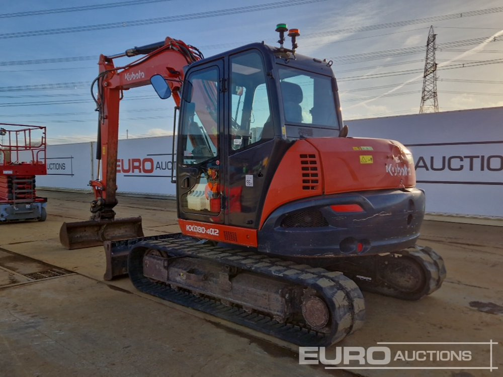 2019 Kubota KX080-4A2 - Mini rýpadlo: obrázok 3 2019 Kubota KX080-4A2 - Mini rýpadlo: obrázok 3