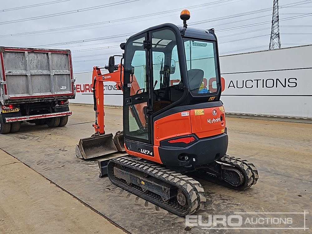 2019 Kubota U27-4 - Mini rýpadlo: obrázok 3 2019 Kubota U27-4 - Mini rýpadlo: obrázok 3