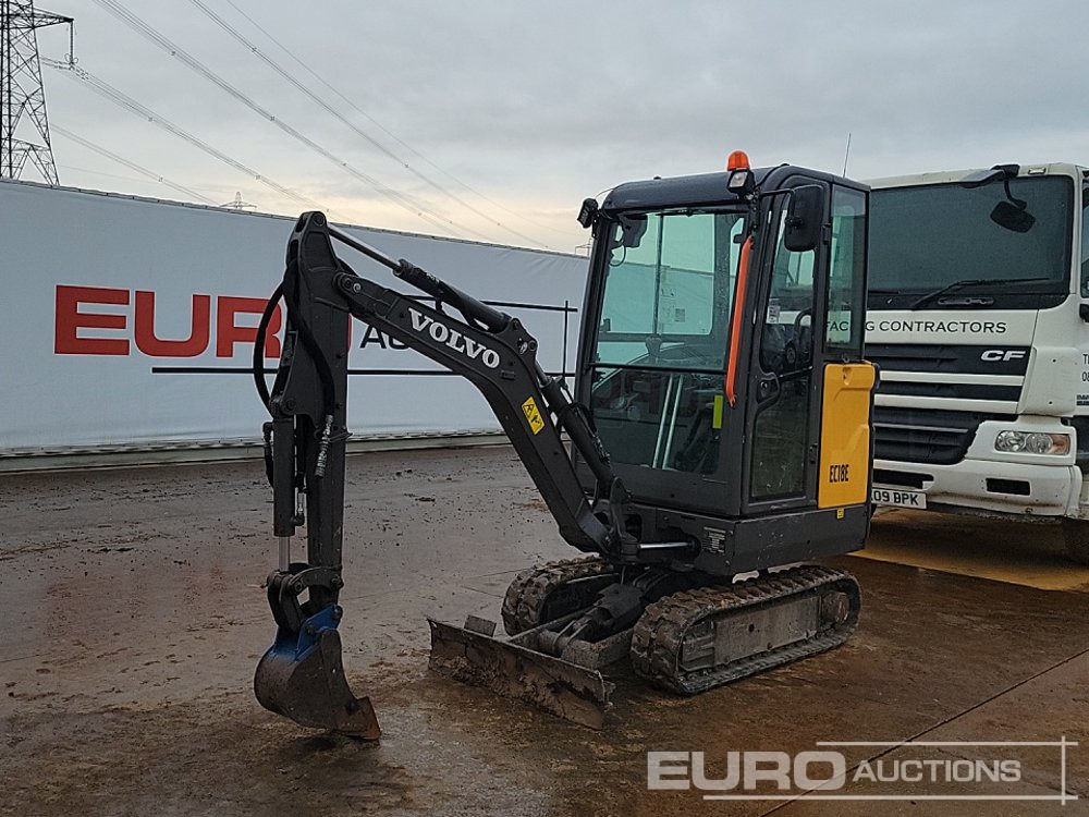 2019 Volvo EC18E - Mini rýpadlo: obrázok 1 2019 Volvo EC18E - Mini rýpadlo: obrázok 1