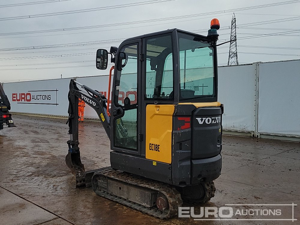 2019 Volvo EC18E - Mini rýpadlo: obrázok 3 2019 Volvo EC18E - Mini rýpadlo: obrázok 3