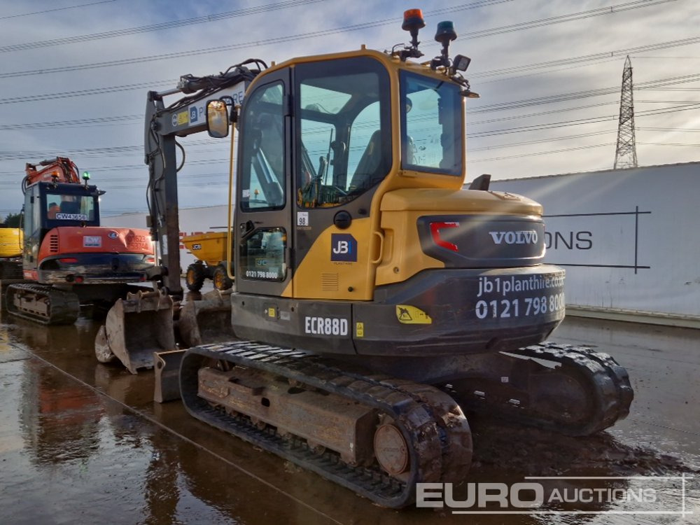 2019 Volvo ECR88D - Mini rýpadlo: obrázok 3 2019 Volvo ECR88D - Mini rýpadlo: obrázok 3