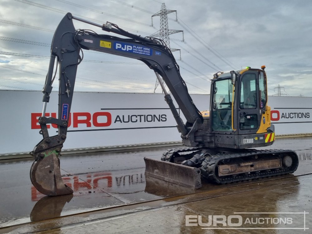 2019 Volvo ECR88D - Mini rýpadlo: obrázok 1 2019 Volvo ECR88D - Mini rýpadlo: obrázok 1