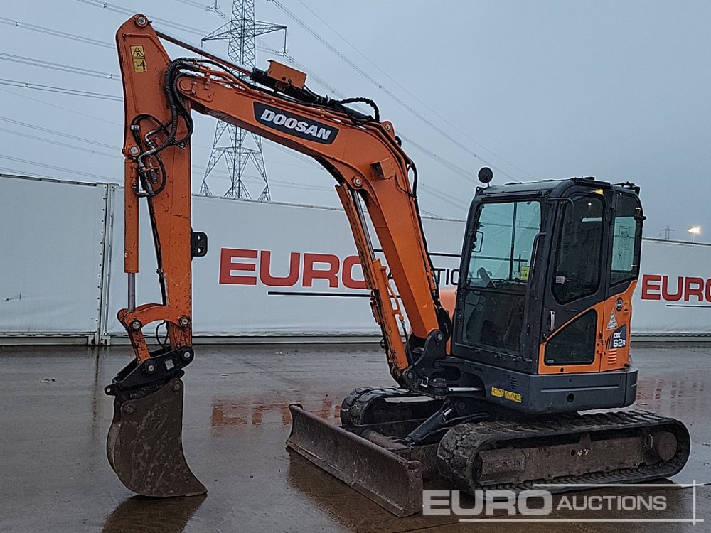 2020 Doosan DX62R-3 - Mini rýpadlo: obrázok 1 2020 Doosan DX62R-3 - Mini rýpadlo: obrázok 1