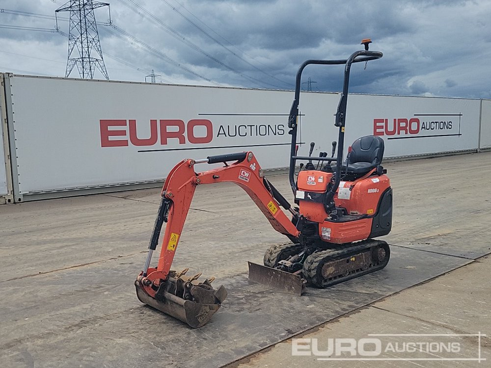 2020 Kubota K008-3 - Mini rýpadlo: obrázok 1 2020 Kubota K008-3 - Mini rýpadlo: obrázok 1