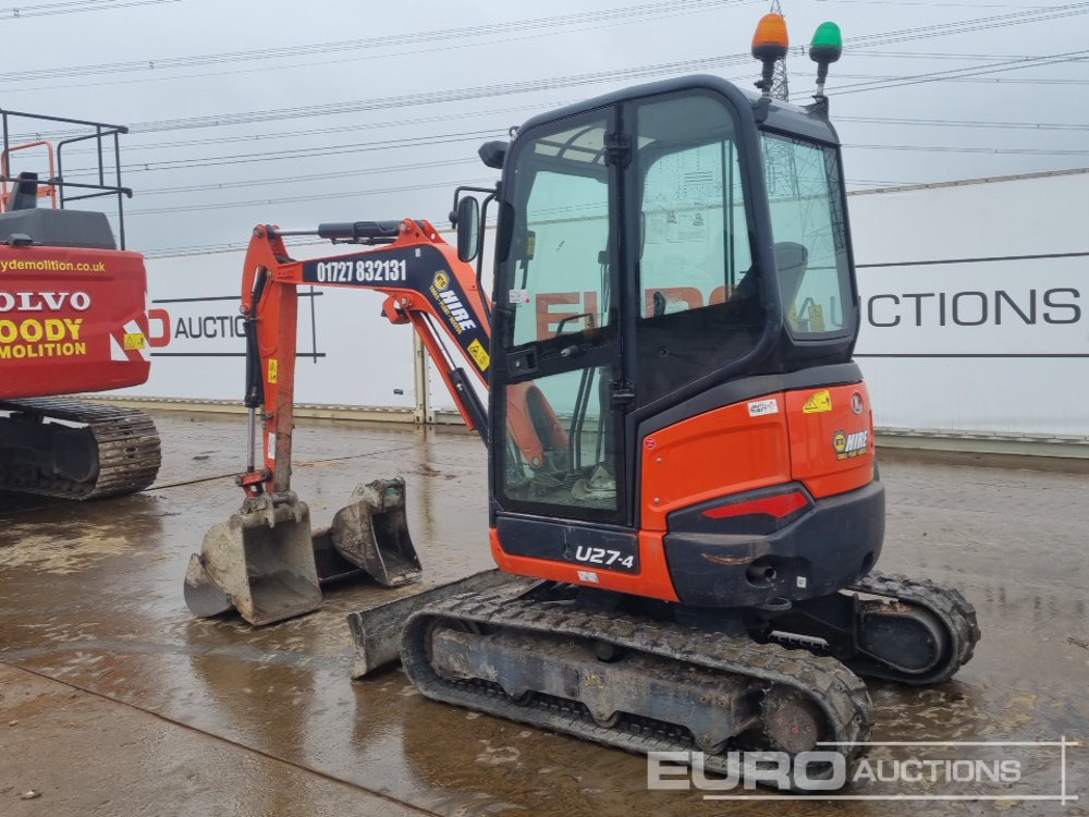 2020 Kubota U27-4 - Mini rýpadlo: obrázok 3 2020 Kubota U27-4 - Mini rýpadlo: obrázok 3