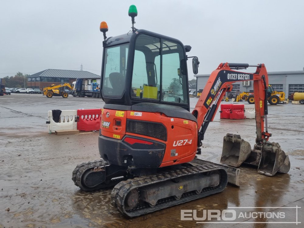 2020 Kubota U27-4 - Mini rýpadlo: obrázok 5 2020 Kubota U27-4 - Mini rýpadlo: obrázok 5