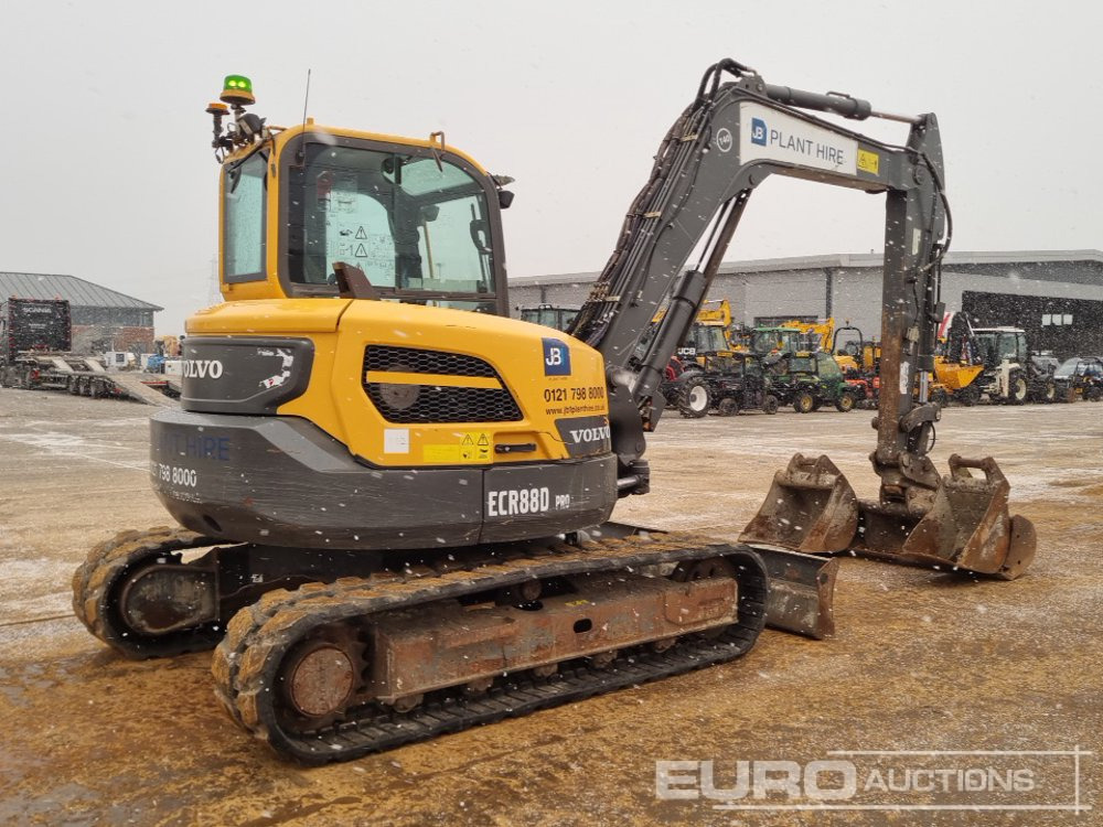 2020 Volvo ECR88D - Mini rýpadlo: obrázok 5 2020 Volvo ECR88D - Mini rýpadlo: obrázok 5