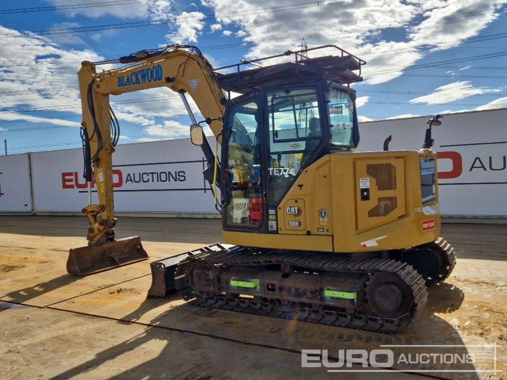 2021 CAT 308CR - Mini rýpadlo: obrázok 3 2021 CAT 308CR - Mini rýpadlo: obrázok 3