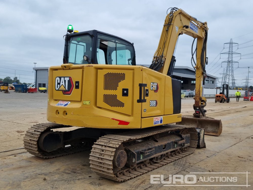 2021 CAT 308CR - Mini rýpadlo: obrázok 5 2021 CAT 308CR - Mini rýpadlo: obrázok 5
