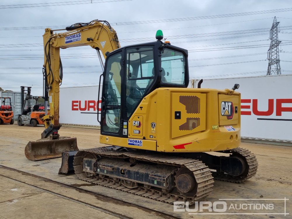 2021 CAT 308CR - Mini rýpadlo: obrázok 3 2021 CAT 308CR - Mini rýpadlo: obrázok 3