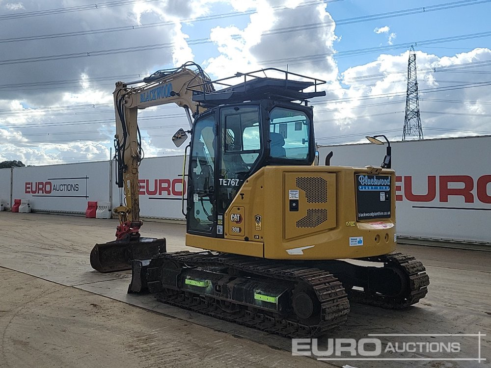 2021 CAT 308CR - Mini rýpadlo: obrázok 3 2021 CAT 308CR - Mini rýpadlo: obrázok 3