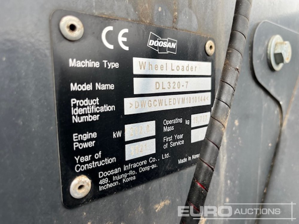 Kolesový nakladač 2021 Doosan DL320-7: obrázok 18