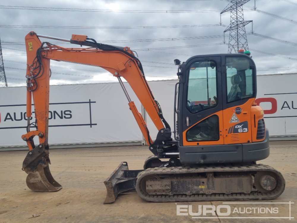 2021 Doosan DX63-3 - Mini rýpadlo: obrázok 2 2021 Doosan DX63-3 - Mini rýpadlo: obrázok 2