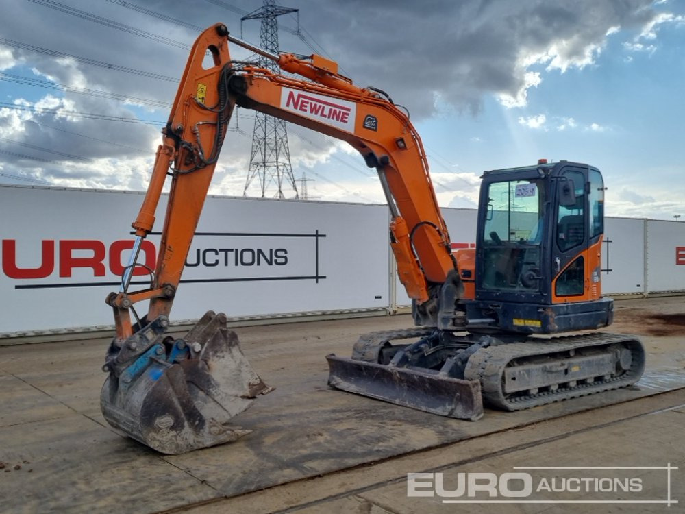 2021 Doosan DX85R-3 - Mini rýpadlo: obrázok 1 2021 Doosan DX85R-3 - Mini rýpadlo: obrázok 1
