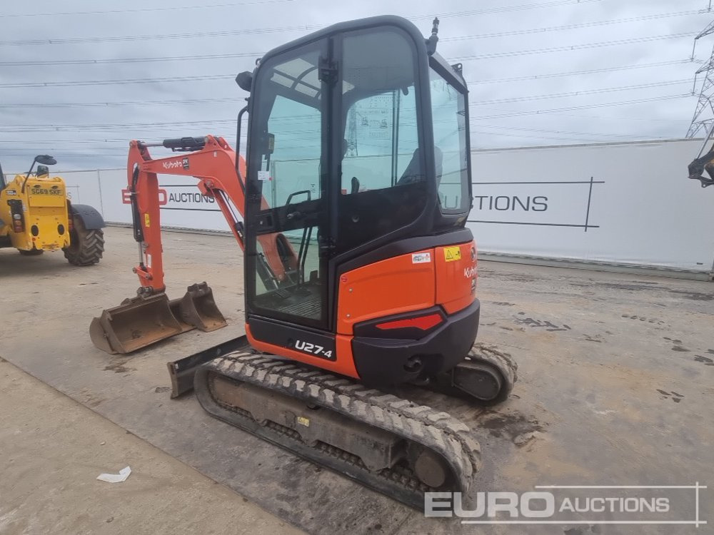 2021 Kubota U27-4 - Mini rýpadlo: obrázok 3 2021 Kubota U27-4 - Mini rýpadlo: obrázok 3