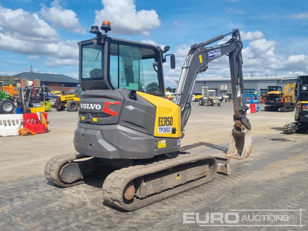 2021 Volvo ECR50F - Mini rýpadlo: obrázok 5 2021 Volvo ECR50F - Mini rýpadlo: obrázok 5