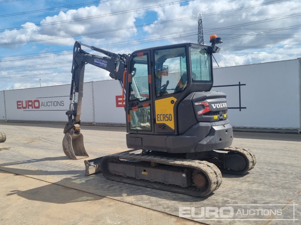 2021 Volvo ECR50F - Mini rýpadlo: obrázok 3 2021 Volvo ECR50F - Mini rýpadlo: obrázok 3