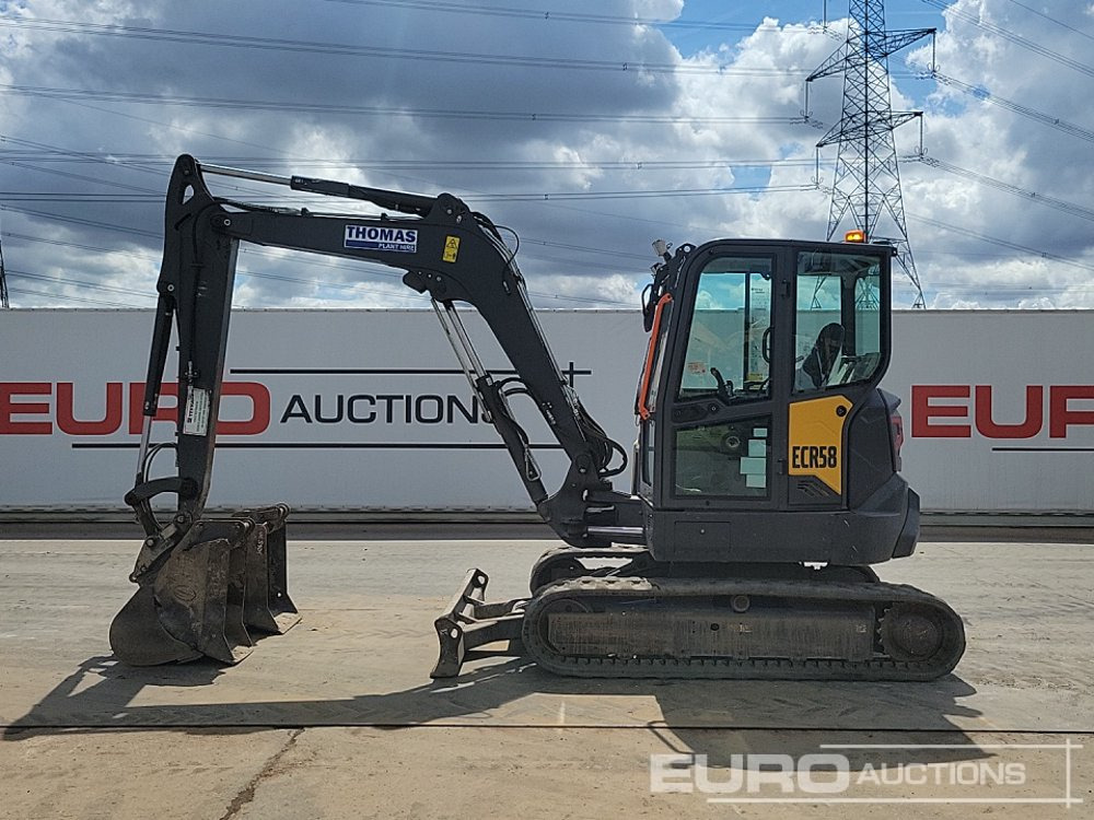 2021 Volvo ECR58F - Mini rýpadlo: obrázok 2 2021 Volvo ECR58F - Mini rýpadlo: obrázok 2