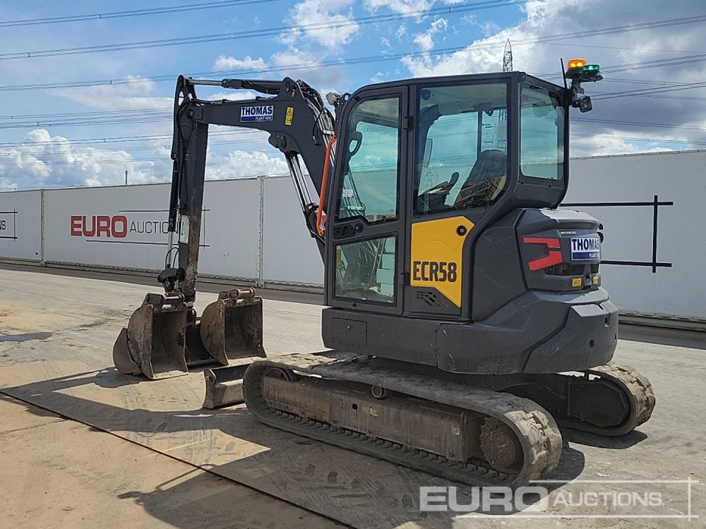 2021 Volvo ECR58F - Mini rýpadlo: obrázok 3 2021 Volvo ECR58F - Mini rýpadlo: obrázok 3