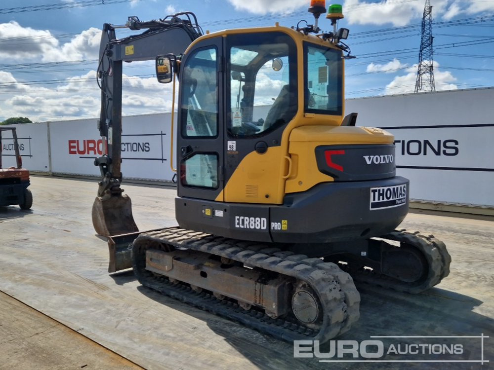 2021 Volvo ECR88D - Mini rýpadlo: obrázok 3 2021 Volvo ECR88D - Mini rýpadlo: obrázok 3