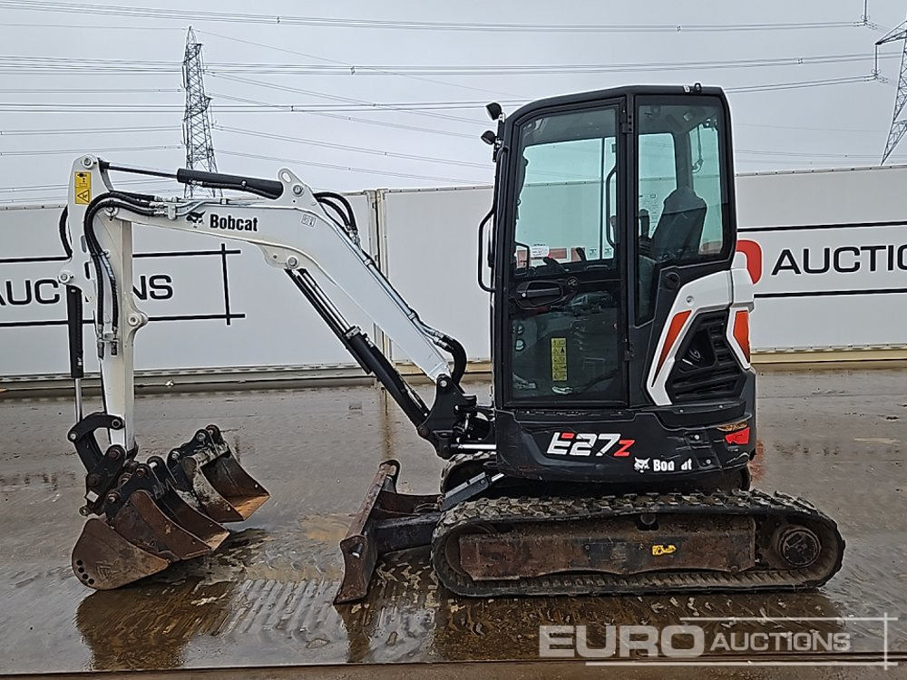 2022 Bobcat E27Z - Mini rýpadlo: obrázok 2 2022 Bobcat E27Z - Mini rýpadlo: obrázok 2
