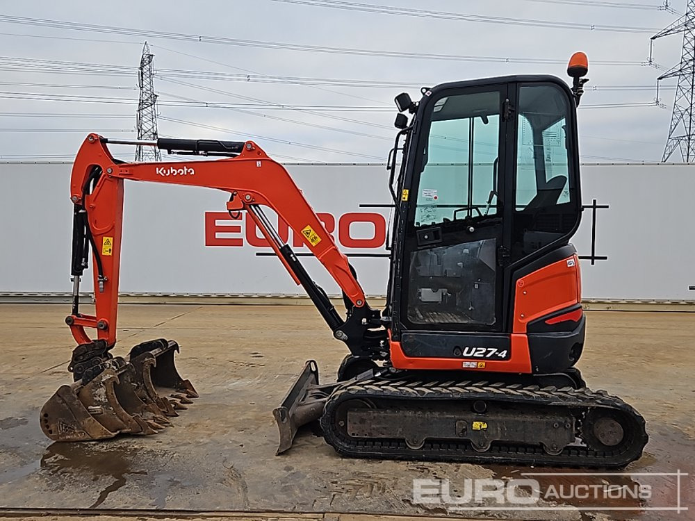 2022 Kubota U27-4 - Mini rýpadlo: obrázok 2 2022 Kubota U27-4 - Mini rýpadlo: obrázok 2