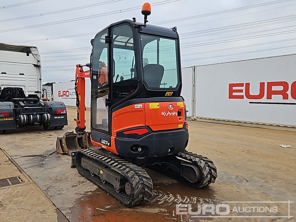2022 Kubota U27-4 - Mini rýpadlo: obrázok 3 2022 Kubota U27-4 - Mini rýpadlo: obrázok 3