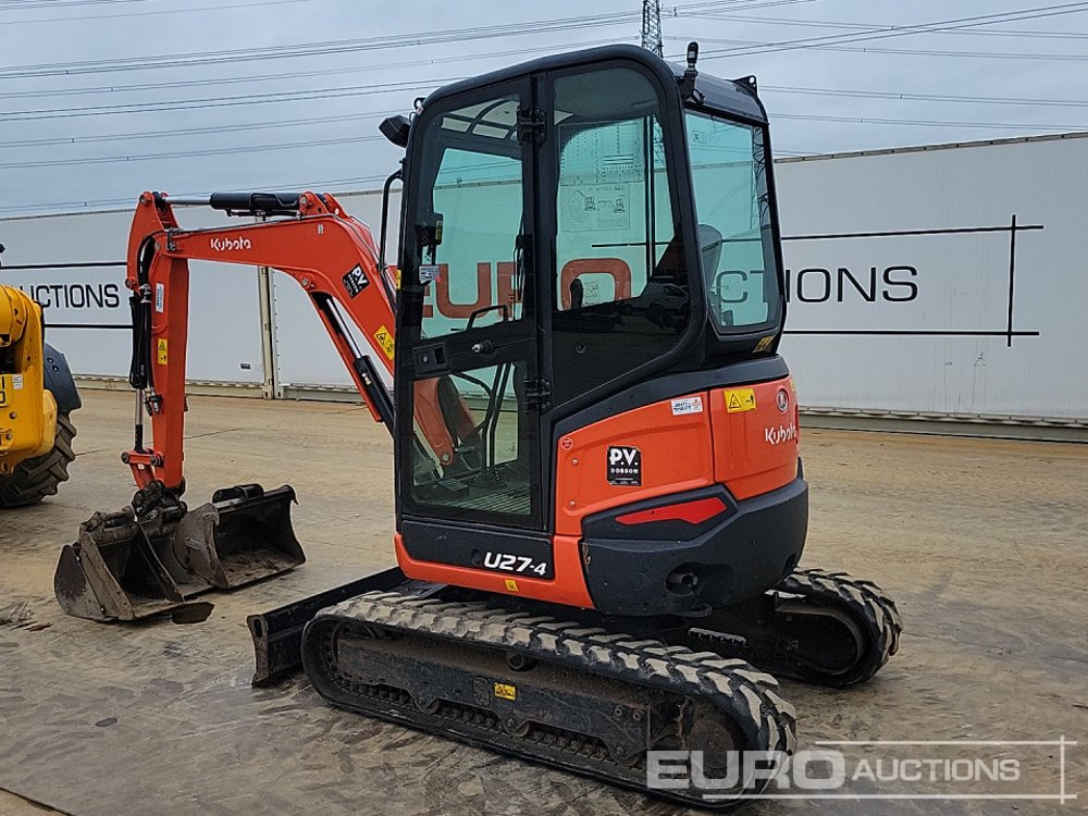 2022 Kubota U27-4HI - Mini rýpadlo: obrázok 3 2022 Kubota U27-4HI - Mini rýpadlo: obrázok 3