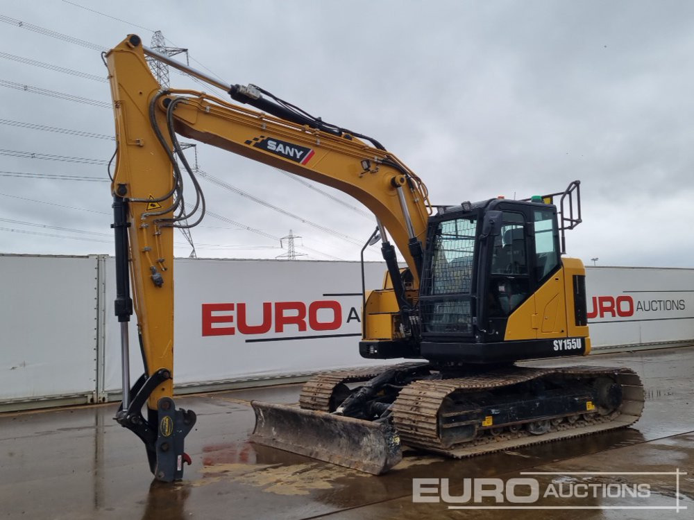 2022 Sany SY155U - Pásové rýpadlo: obrázok 1 2022 Sany SY155U - Pásové rýpadlo: obrázok 1