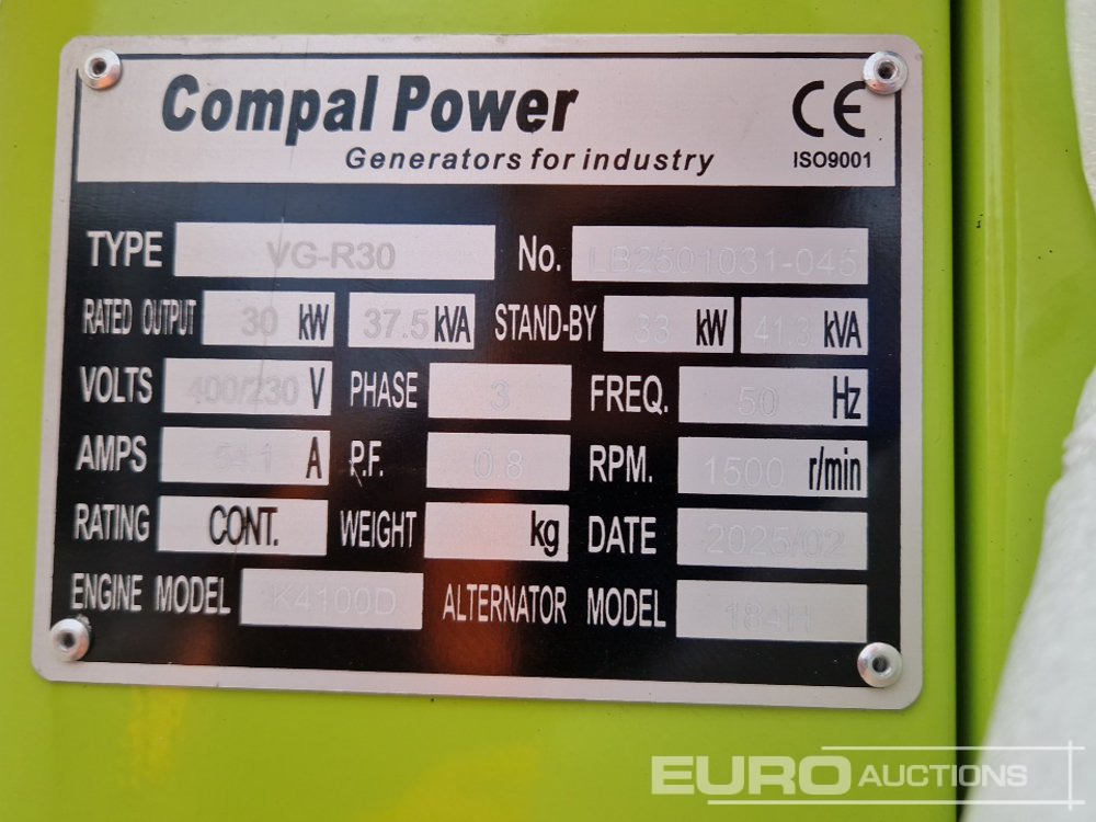 2025 Compal Power VG-R30 - Elektrický generátor: obrázok 1 2025 Compal Power VG-R30 - Elektrický generátor: obrázok 1