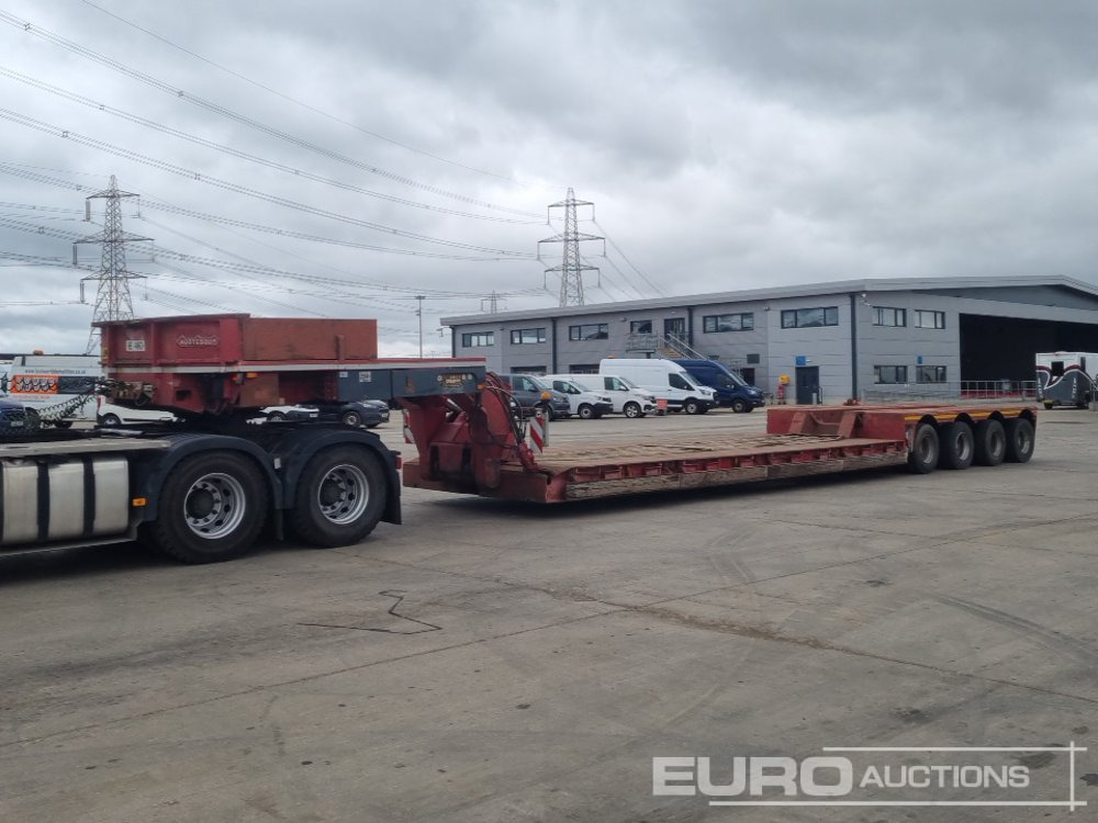 4 Axle Drop Neck Low Loader Trailer, Power Steer, 3" Pin - Náves podvalník: obrázok 1 4 Axle Drop Neck Low Loader Trailer, Power Steer, 3" Pin - Náves podvalník: obrázok 1