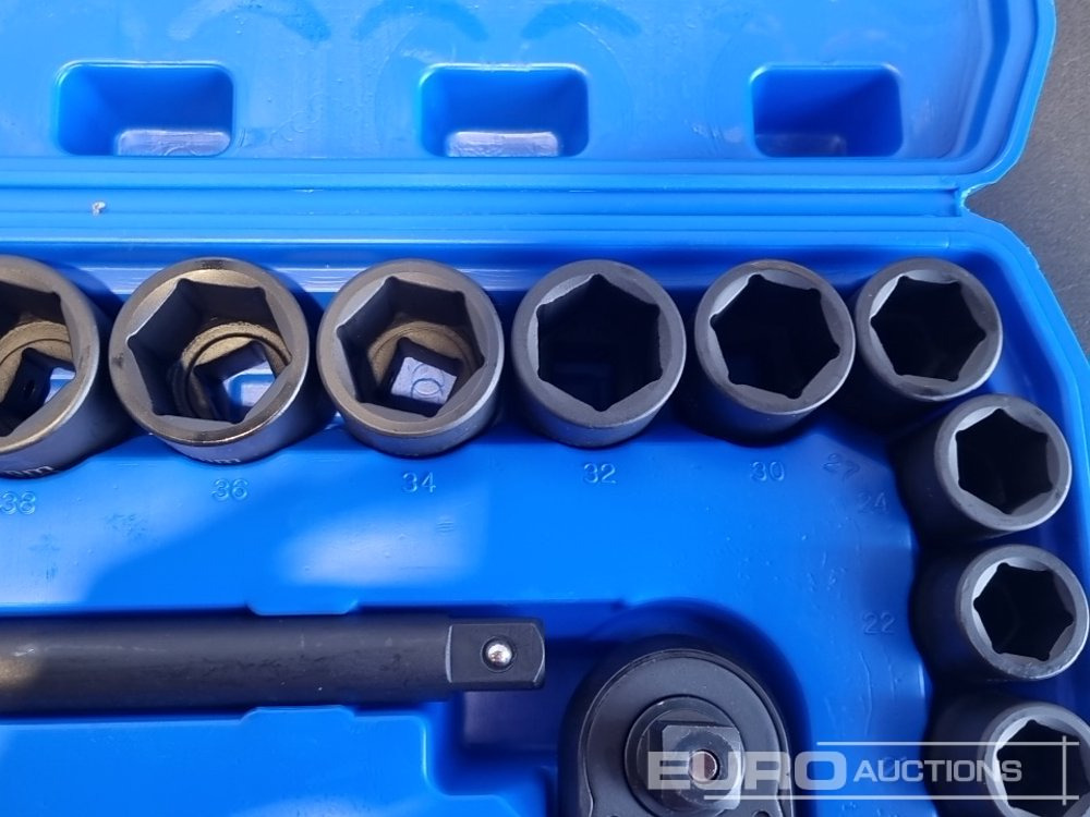 Stavebné zariadenia Boss 3/4" 30pc Heavy Duty Pneumatic Socket Set, 4" Connecting Rod, 8" Connecting Rod, Ratchet Wrench, 20" Sliding Rod, 18" Bending Rod Universal Coupling, Adapter1-3/4": obrázok 12 Stavebné zariadenia Boss 3/4" 30pc Heavy Duty Pneumatic Socket Set, 4" Connecting Rod, 8" Connecting Rod, Ratchet Wrench, 20" Sliding Rod, 18" Bending Rod Universal Coupling, Adapter1-3/4": obrázok 12