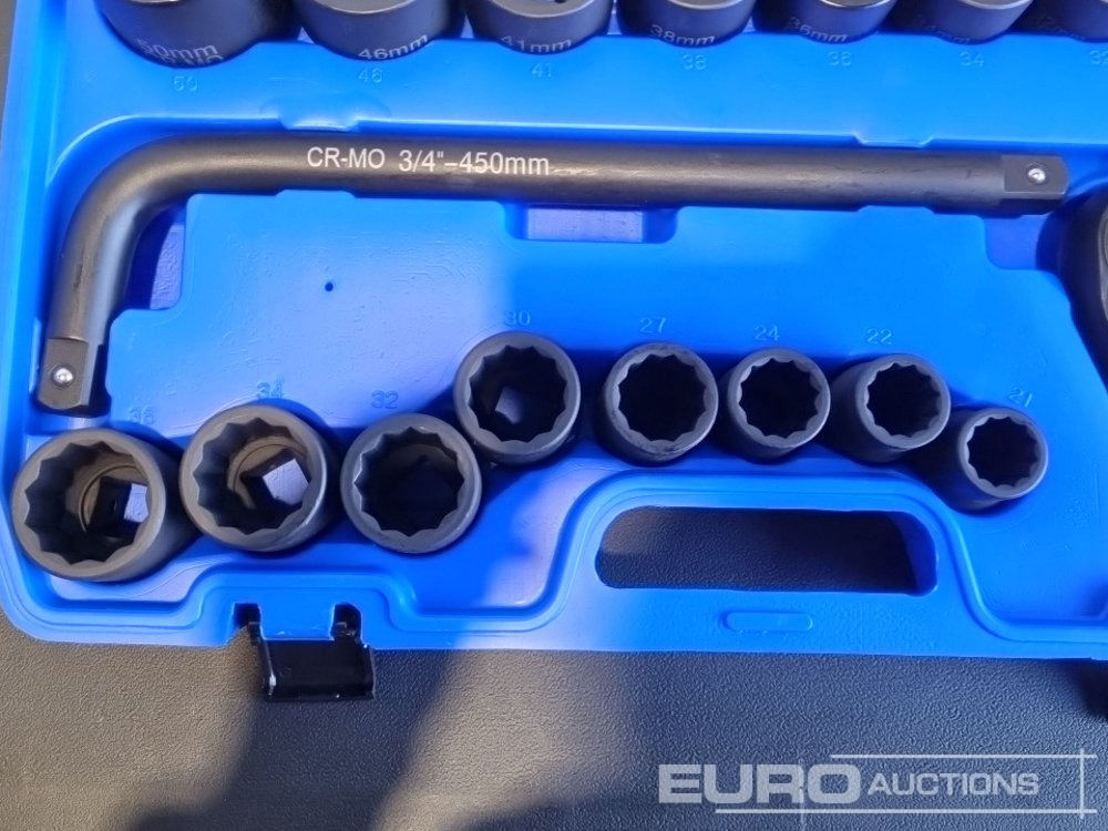 Stavebné zariadenia Boss 3/4" 30pc Heavy Duty Pneumatic Socket Set, 4" Connecting Rod, 8" Connecting Rod, Ratchet Wrench, 20" Sliding Rod, 18" Bending Rod Universal Coupling, Adapter1-3/4": obrázok 14 Stavebné zariadenia Boss 3/4" 30pc Heavy Duty Pneumatic Socket Set, 4" Connecting Rod, 8" Connecting Rod, Ratchet Wrench, 20" Sliding Rod, 18" Bending Rod Universal Coupling, Adapter1-3/4": obrázok 14