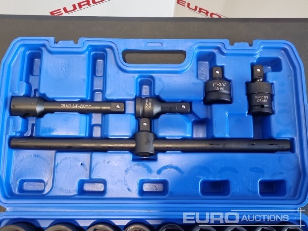 Stavebné zariadenia Boss 3/4" 30pc Heavy Duty Pneumatic Socket Set, 4" Connecting Rod, 8" Connecting Rod, Ratchet Wrench, 20" Sliding Rod, 18" Bending Rod Universal Coupling, Adapter1-3/4": obrázok 7 Stavebné zariadenia Boss 3/4" 30pc Heavy Duty Pneumatic Socket Set, 4" Connecting Rod, 8" Connecting Rod, Ratchet Wrench, 20" Sliding Rod, 18" Bending Rod Universal Coupling, Adapter1-3/4": obrázok 7