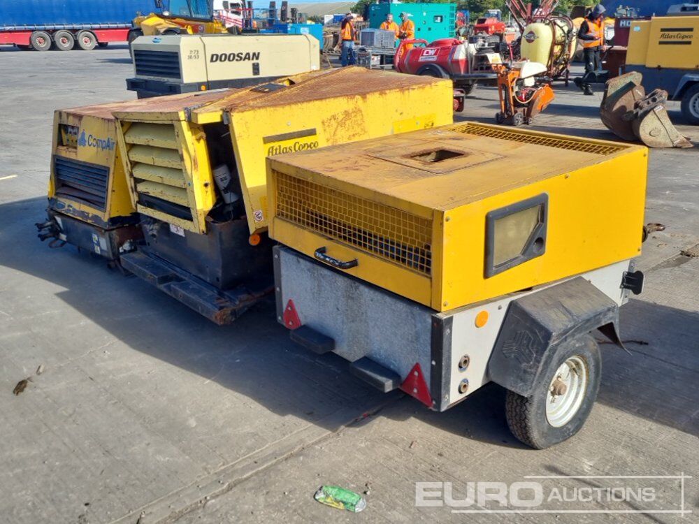 Comp Air Compressor (Engine Missing), Atlas Copco Single Axle Compressor (Engine Missing), Comp Air Single Axle Compressor (Engine Missing) - Vzduchový kompresor: obrázok 5 Comp Air Compressor (Engine Missing), Atlas Copco Single Axle Compressor (Engine Missing), Comp Air Single Axle Compressor (Engine Missing) - Vzduchový kompresor: obrázok 5