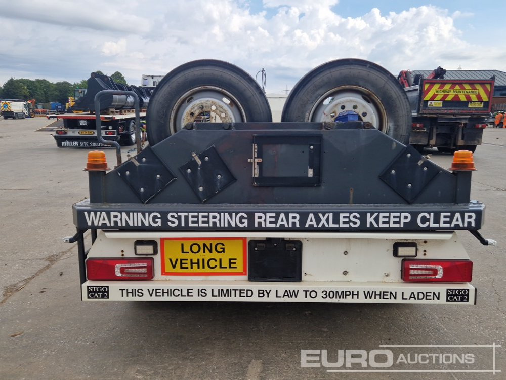Crane Fruehauf 74 Ton 5 Axle Low Loader Trailer, Rear Steer - Náves podvalník: obrázok 4 Crane Fruehauf 74 Ton 5 Axle Low Loader Trailer, Rear Steer - Náves podvalník: obrázok 4